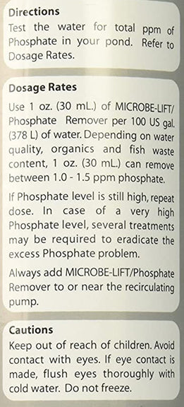 Microbe-Lift Phosphate Remover